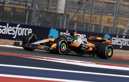 Oscar Piastri lleva 22 puntos de ventaja en la vanguardia del Mundial de Pilotos contra su compañero en McLaren, Lando Norris; en el ensayo matinal quedó 3º.