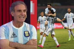 Oscar Ruggeri acompañó el final de la Copa América 2021 por ESPN y se mostró exultante