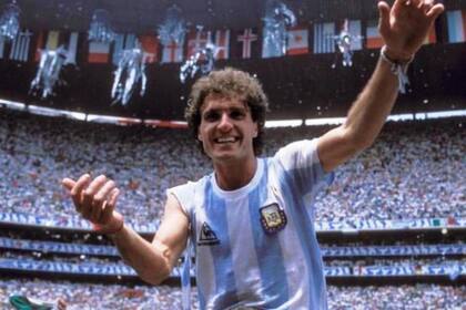 Oscar Ruggeri, campeón del mundo