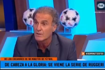 Oscar Ruggeri contó una anécdota que terminó en carcajadas en todo el estudio del programa 90 Minutos de Fútbol