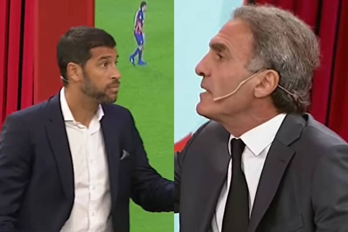 Oscar Ruggeri interrumpió el análisis táctico de Sebastián Domínguez
