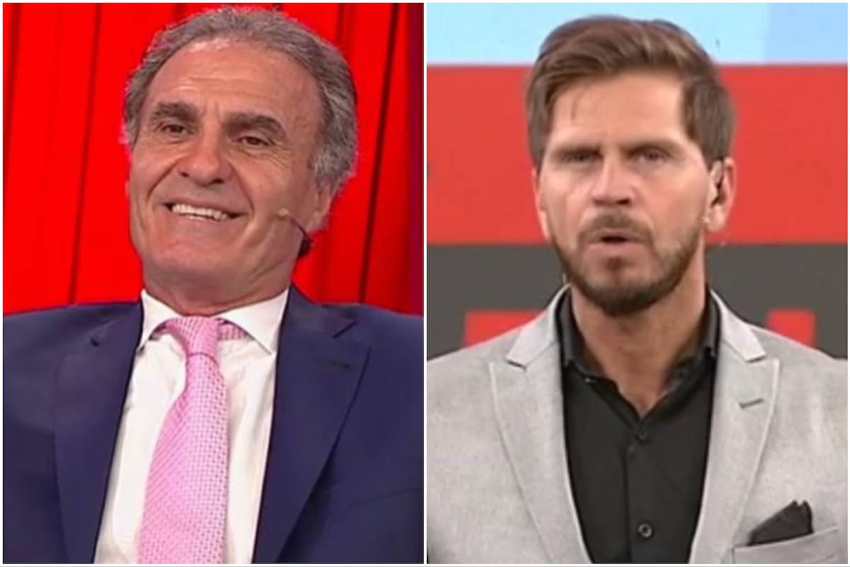 Óscar Ruggeri le dio un susto a Sebastián Vignolo en pleno programa