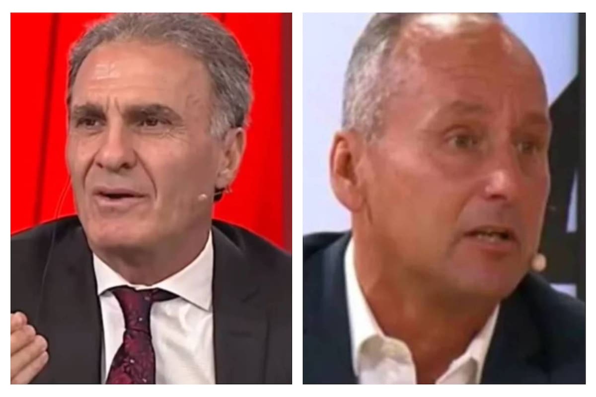 Oscar Ruggeri se cruzó con Martín Costa