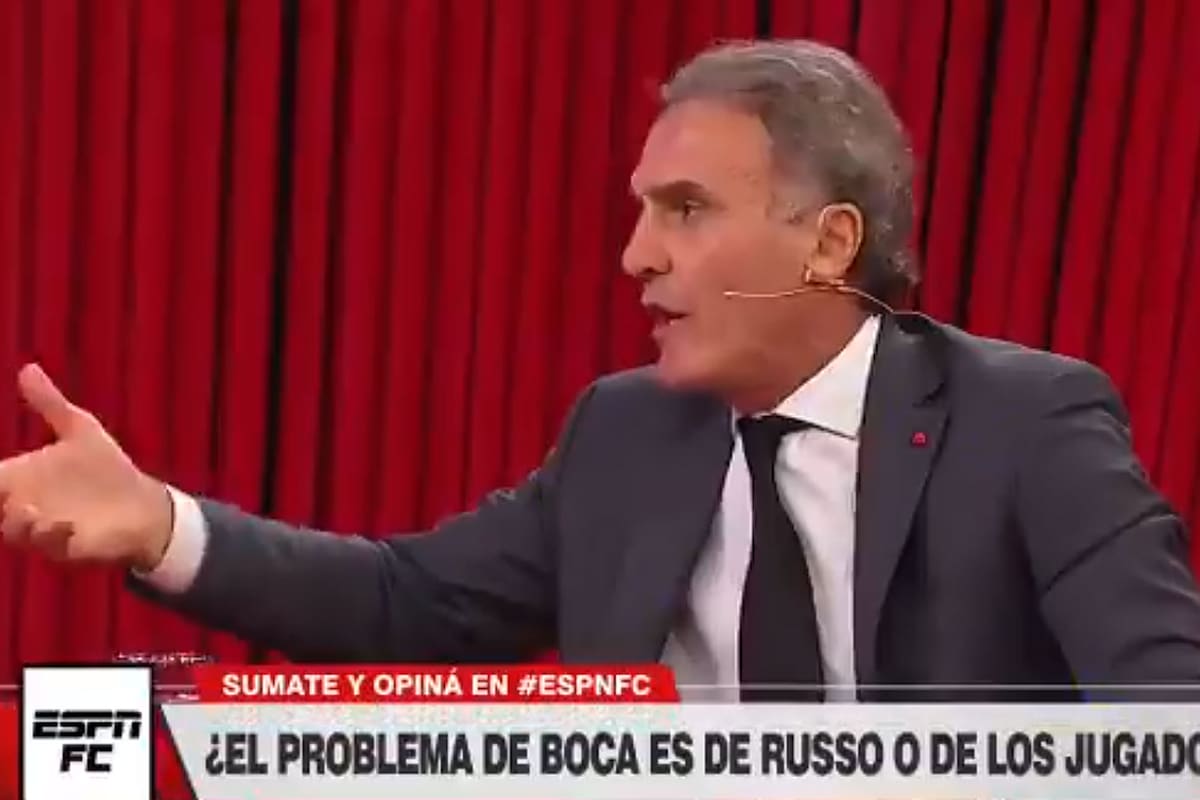 Oscar Ruggeri se enojó con Alejandro Fantino ante su sentencia sobre Boca y la Selección