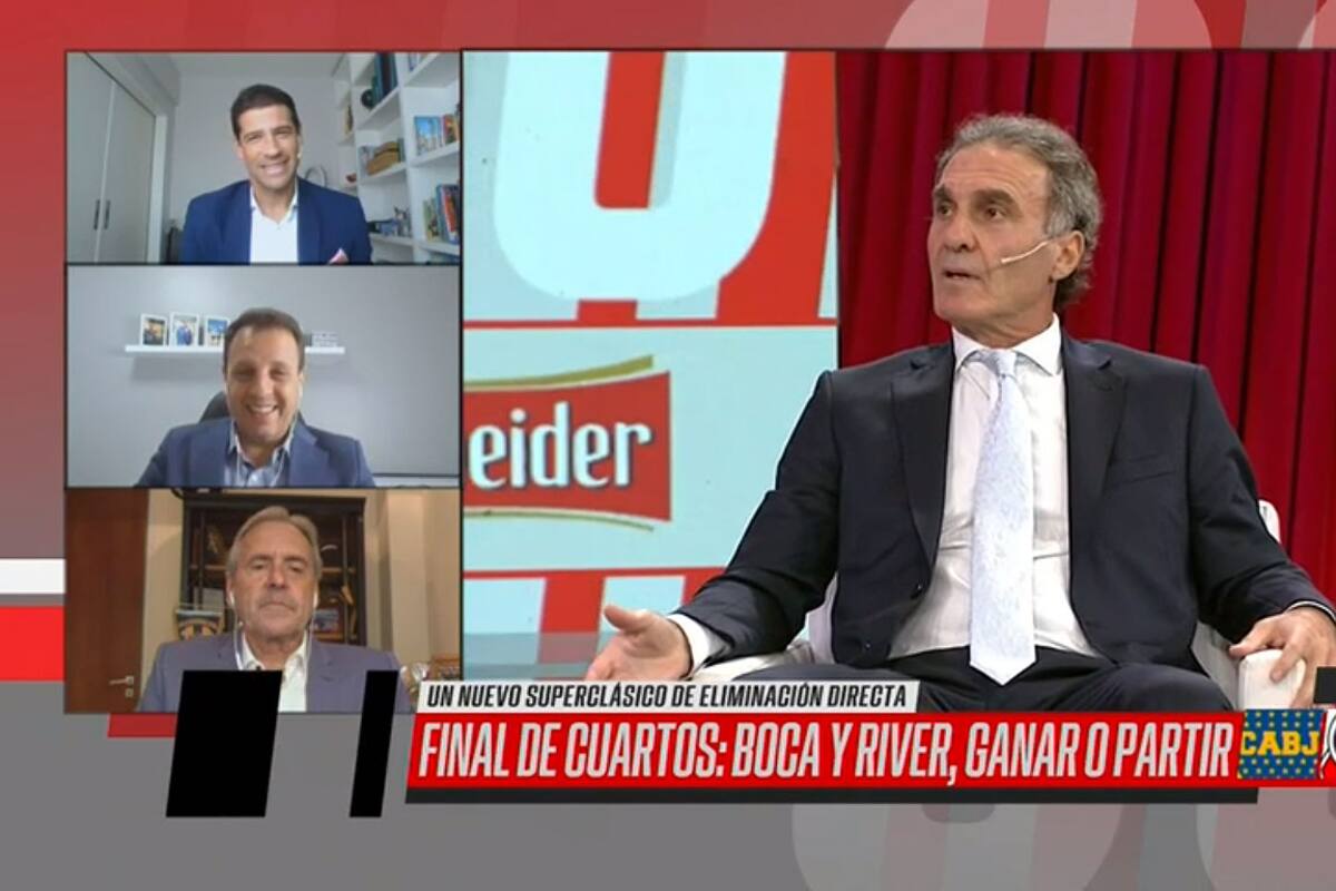 Oscar Ruggeri sorprendió en vivo a Sebastián Domínguez