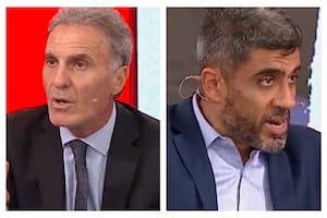 Oscar Ruggeri y Federico Bulos