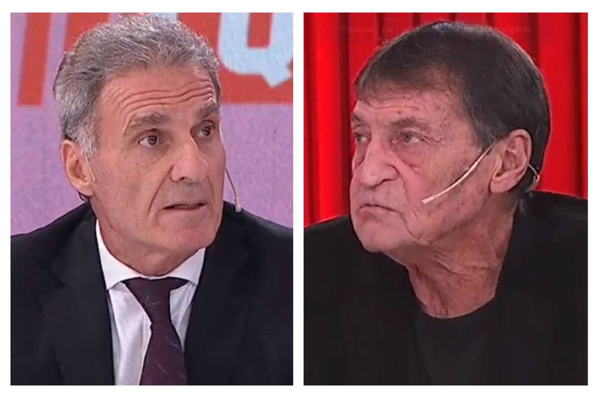 Oscar Ruggeri y Julio César Falcioni