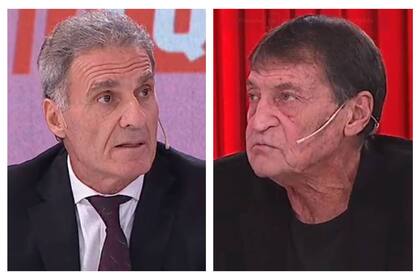 Oscar Ruggeri y Julio César Falcioni