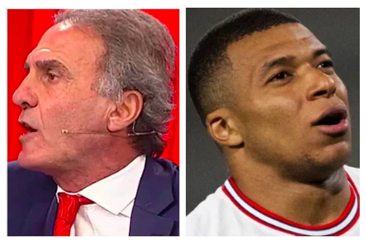 Oscar Ruggeri y Kylian Mbappé