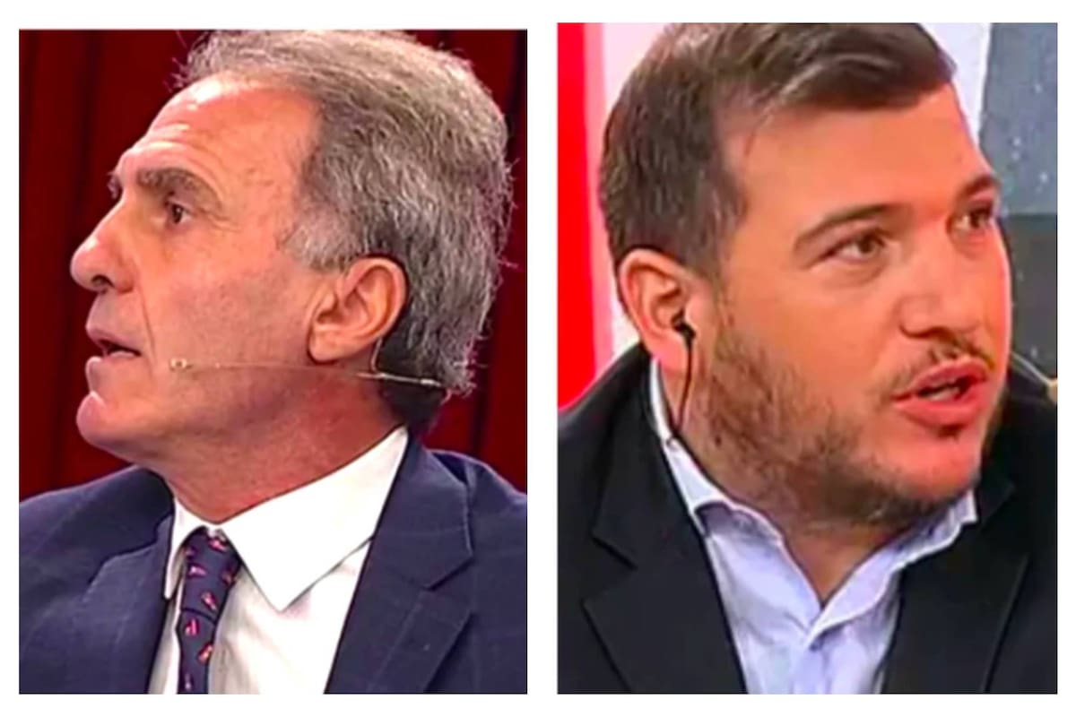 Oscar Ruggeri y Leo Gabes