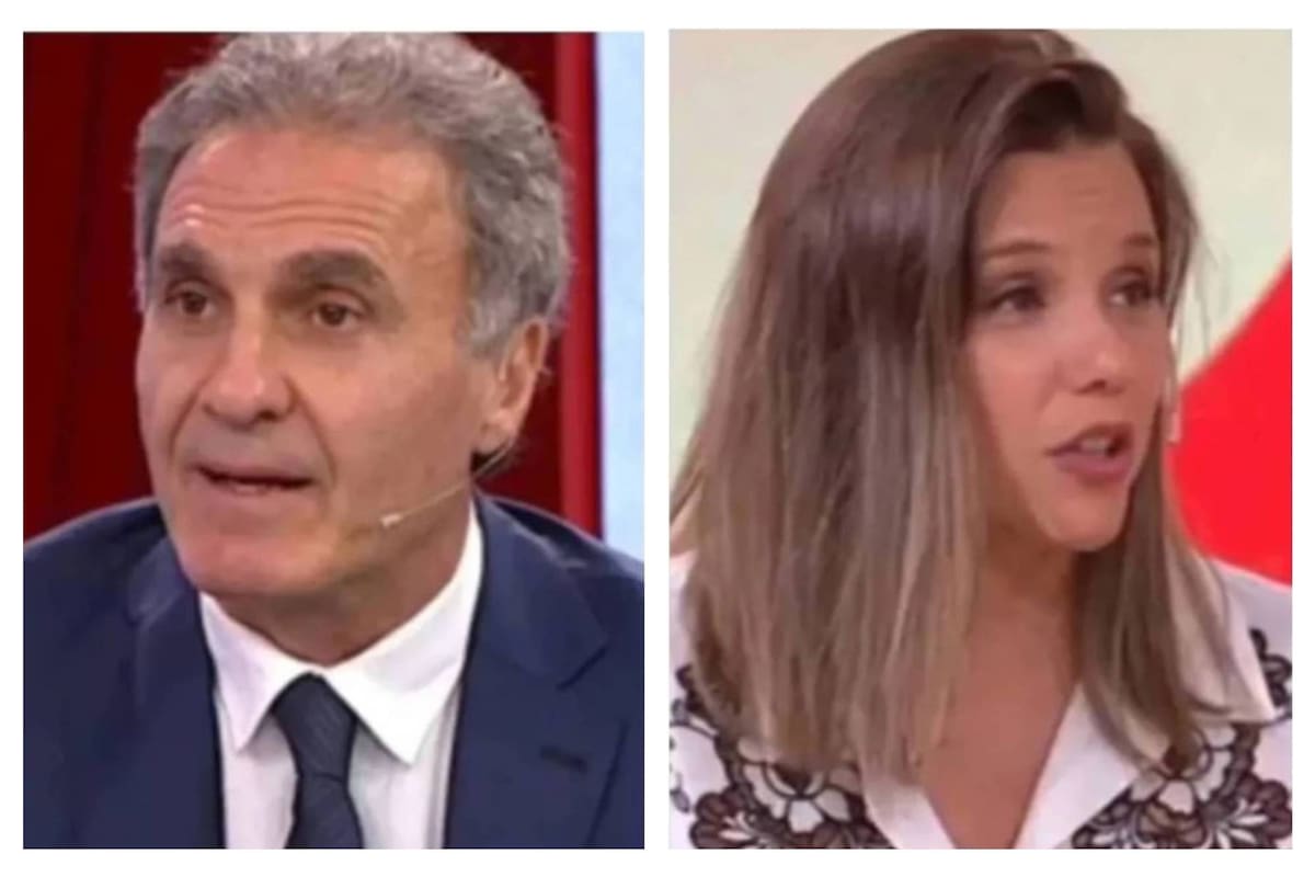 Oscar Ruggeri y Luciana Rubinska