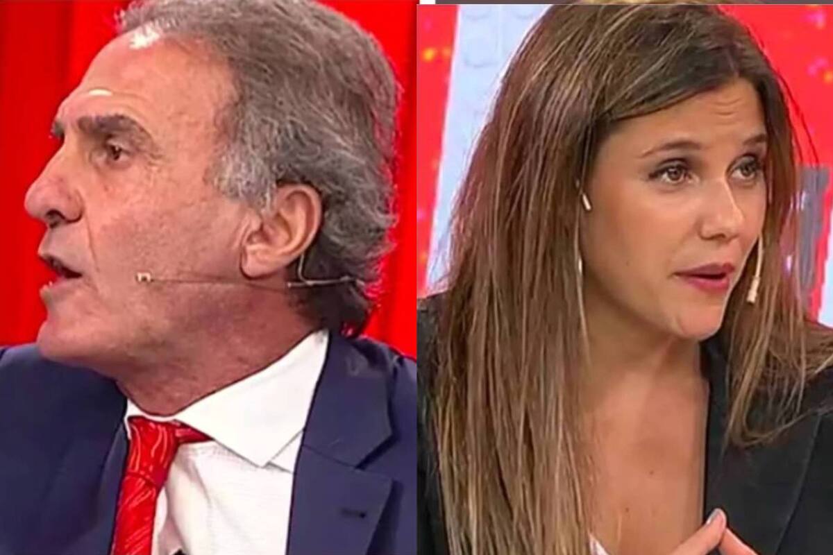 Oscar Ruggeri y Luciana Rubinska