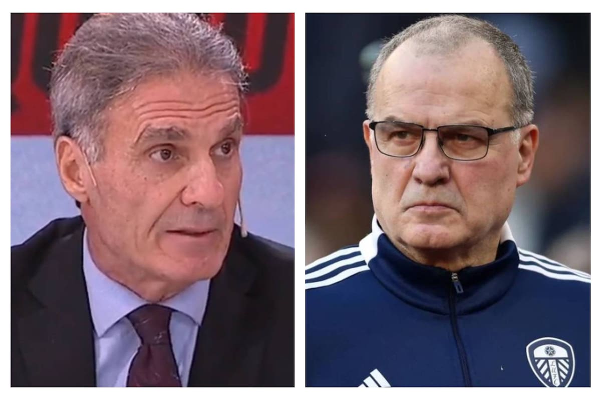 Oscar Ruggeri y Marcelo Bielsa