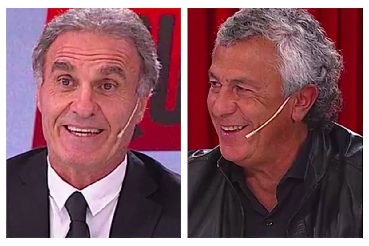 Oscar Ruggeri y Pipo Gorosito