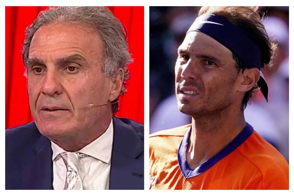Oscar Ruggeri y Rafael Nadal