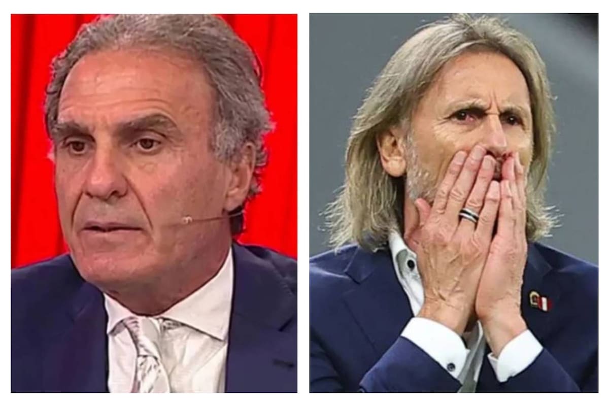 Oscar Ruggeri y Ricardo Gareca