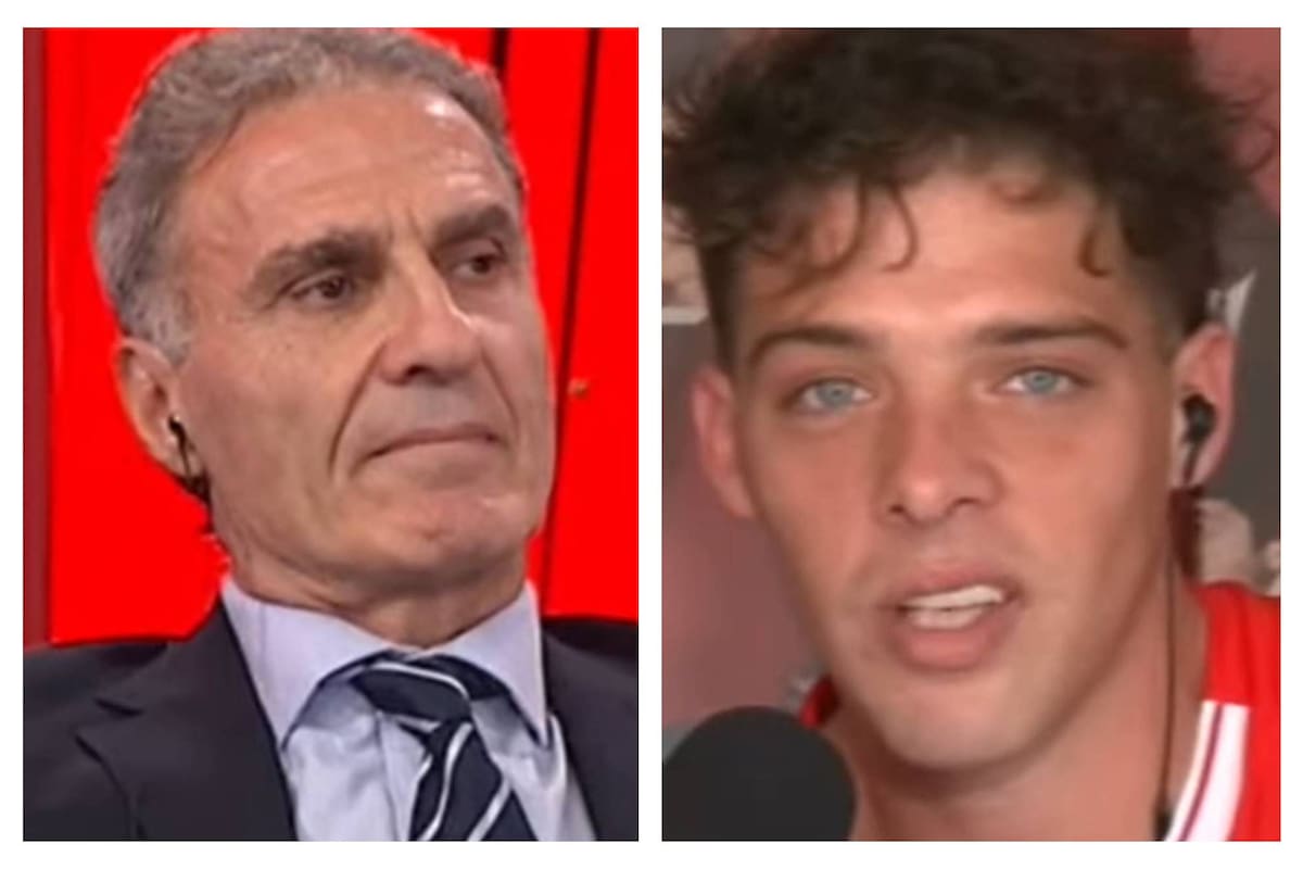 Oscar Ruggeri y Santiago Maratea