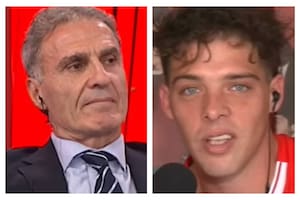 Oscar Ruggeri y Santiago Maratea