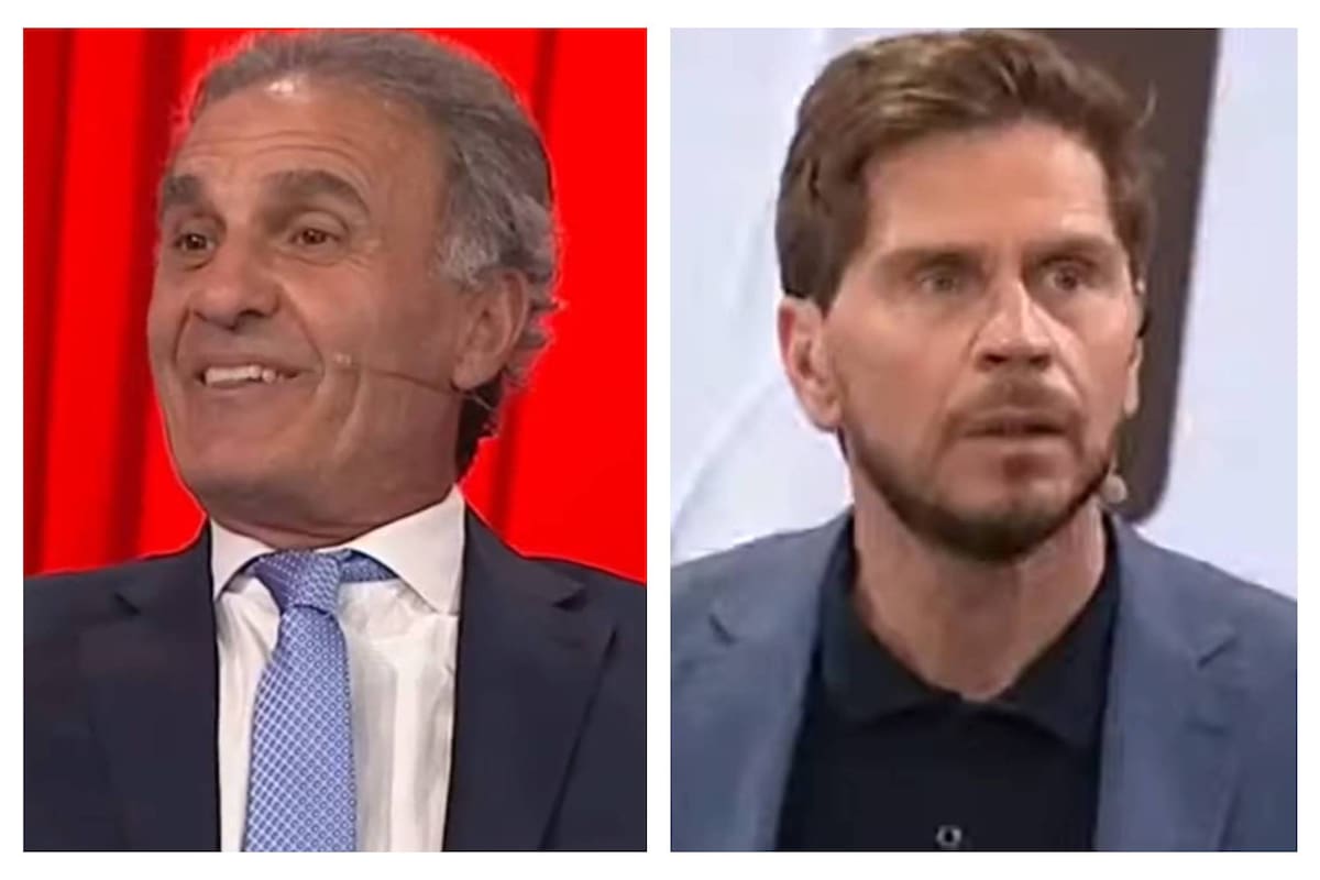 Oscar Ruggeri y Sebastián Vignolo