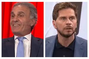 Oscar Ruggeri y Sebastián Vignolo