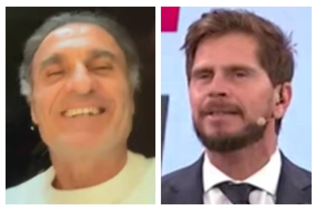 Oscar Ruggeri y Sebastián Vignolo