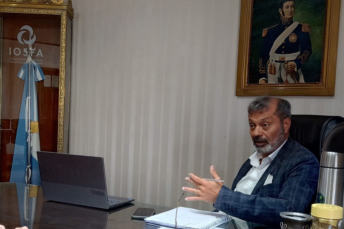 Oscar Sagas, presidente del Iosfa