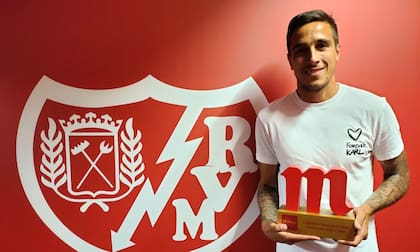 Oscar Trejo y un premio en Rayo Vallecano, un club de trabajadores