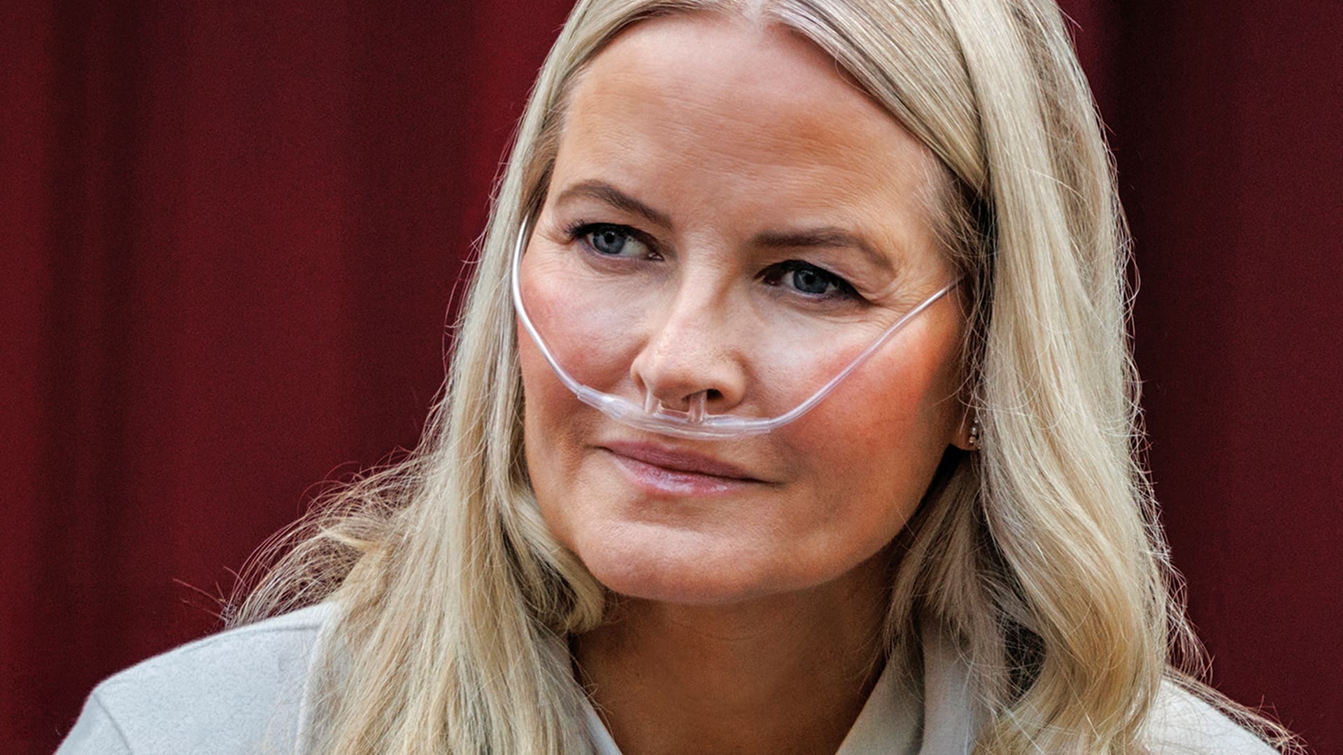 OSLO, NORWAy - En sus últimas presentaciones, la princesa de Noruega Mette-Marit apareció con "bigotera" por la delicada situación de salud que atraviesa por una fibrosis pulmonar (Photo by Per Ole Hagen/Getty Images)