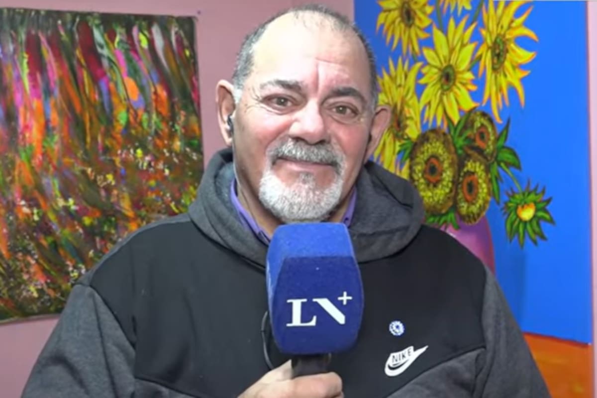 Osvaldo Alonso, el muralista que pinta pasacalles contra la inseguridad