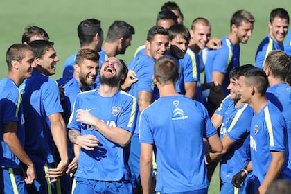 Osvaldo, en la práctica de hoy