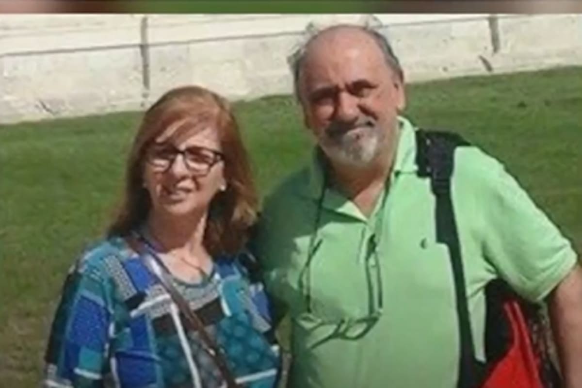 Osvaldo Galella y su esposa, Claudia