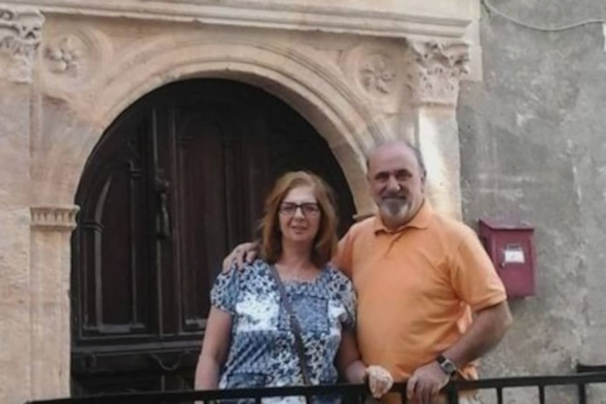 Osvaldo Galella y su esposa, Claudia Linder