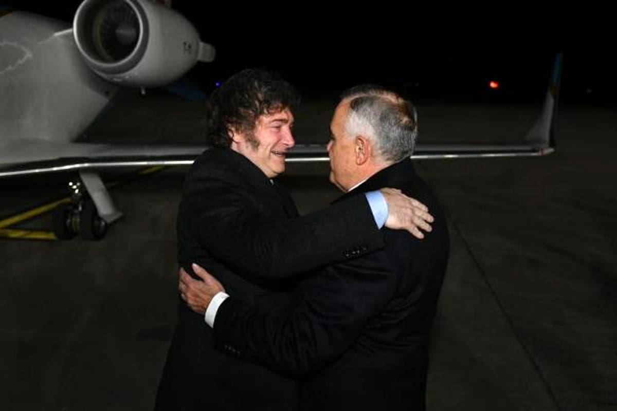 Osvaldo Jaldo, gobernador de Tucumán y aliado del oficialismo en el Congreso, recibió al presidente Javier Milei
