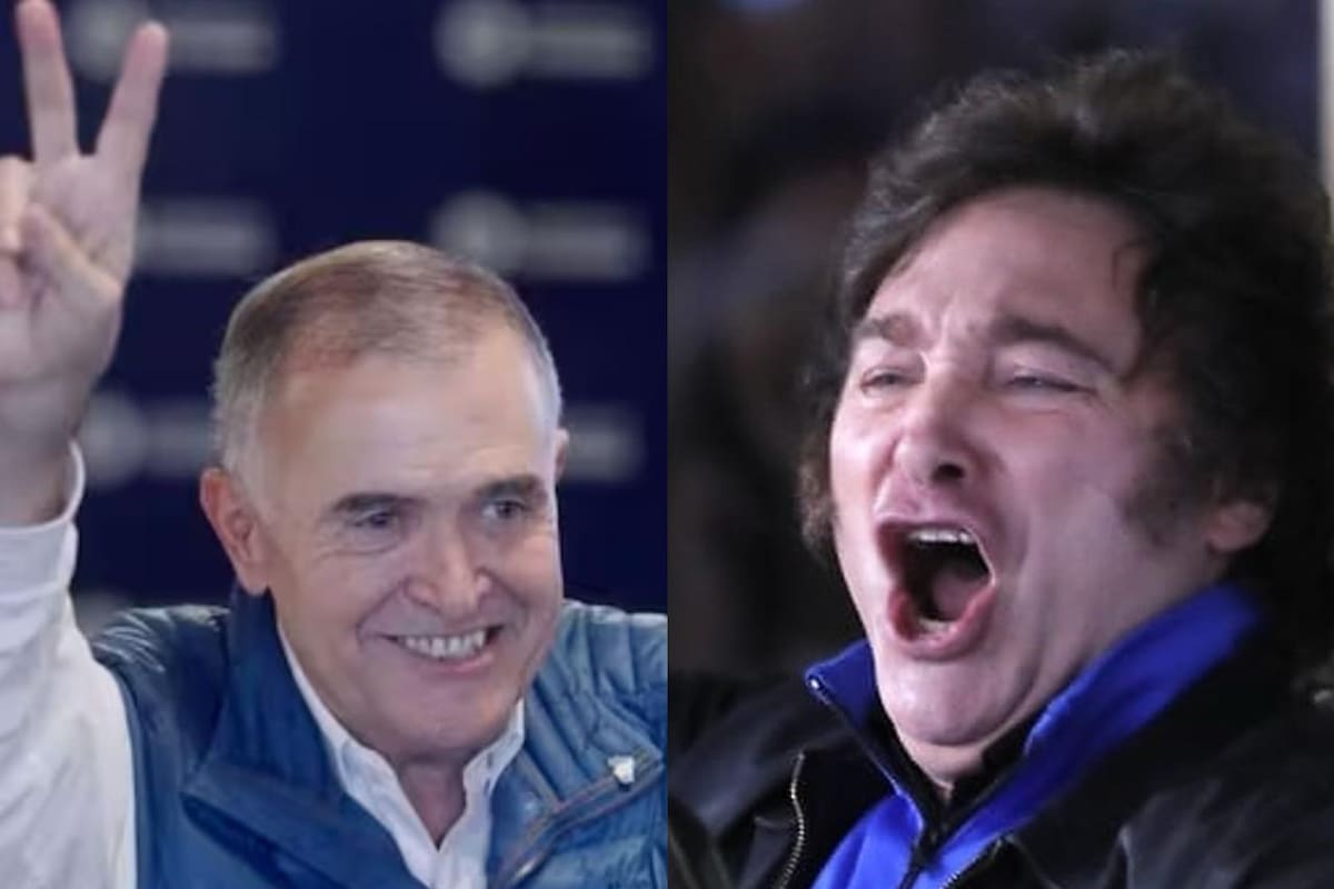 Osvaldo Jaldo, gobernador de Tucumán, y Javier Milei