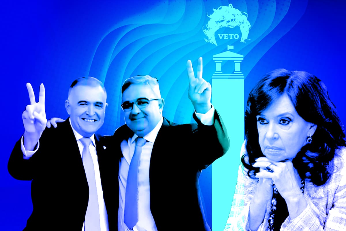 Osvaldo Jaldo, Raúl Jalil y Cristina Kirchner