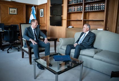 Osvaldo Jaldo se reunió con Diego Santilli en noviembre