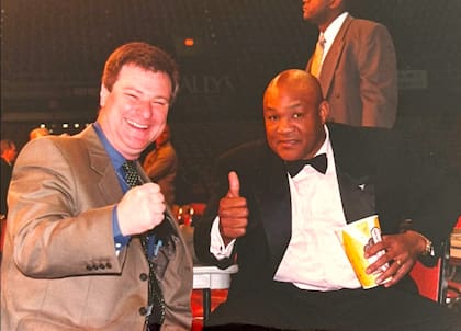Osvaldo Principi con George Foreman