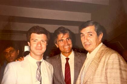 Osvaldo Principi con Nino Benvenuti y Tito Lectoure