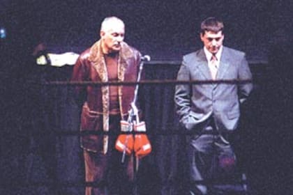 Osvaldo Rivero, el promotor irascible, junto con Esteban Livera, que tuvo un período al frente del Luna Park