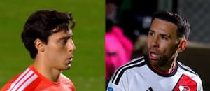 El fuerte reclamo de Otamendi a Beltrán en el empate de River con Sarmiento