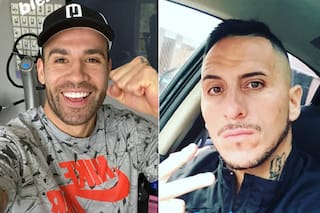 En redes. El picante cruce superclásico entre Otamendi y Migliore
