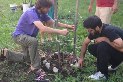 Otra de las acciones que lleva adelante Un árbol para mi vereda es la venta de un kit solidario que incluye todo lo necesario para aprender a cultivar árboles nativos
