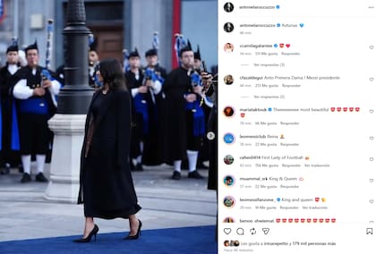 Otra de las fotos que compartió Anto Roccuzzo tras su paso por Asturias
