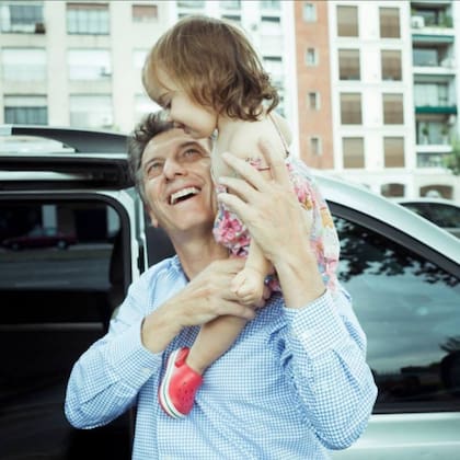Otra de las fotos que compartió Mauricio Macri para celebrar los 15 años de su hija Antonia