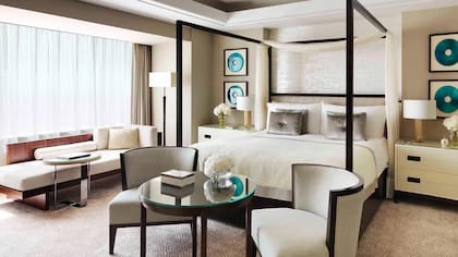 Otra de las habitaciones que tiene la suite asignada para Ronaldo y su familia