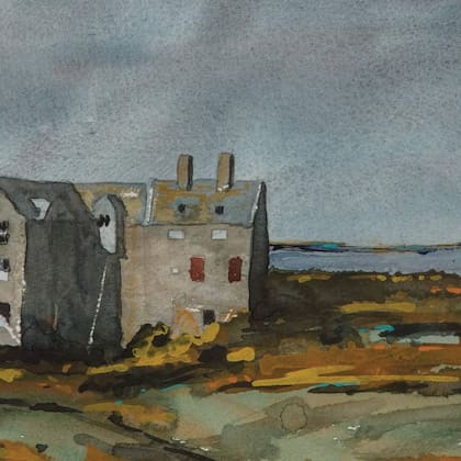 Otra de las obras: “Glen Callater desde los Haughs hacia Tolmount"