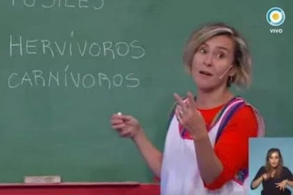 Otra docente cometió un error en el ciclo Seguimos Educando de la TV Pública