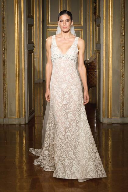 Otra imagen de pasarela,
pero en el desfile de Elie Saab.