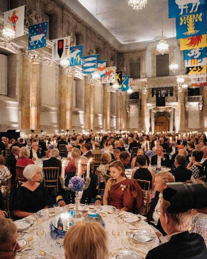 Otra imagen del banquete.