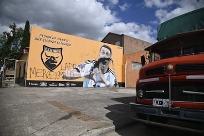 Otra imagen del mural vandalizado